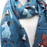 Echarpe tendance avec motif fantaisie