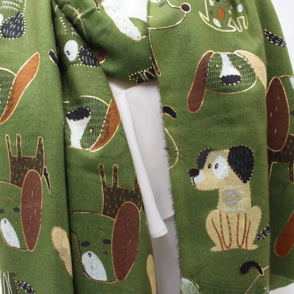 Echarpe tendance avec motif fantaisie