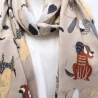 Echarpe tendance avec motif fantaisie