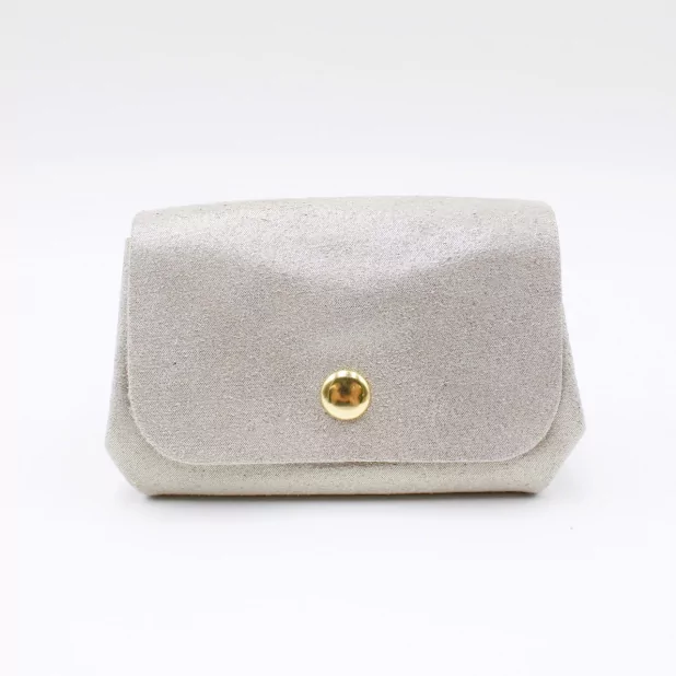Petit porte-monnaie en cuir irisé