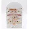 Pack de 12 colliers acier tendance - rouge