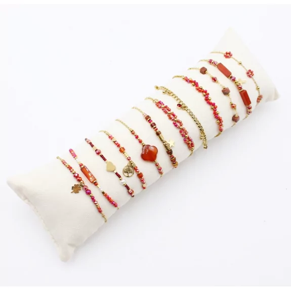 Pack de 12 bracelets acier...