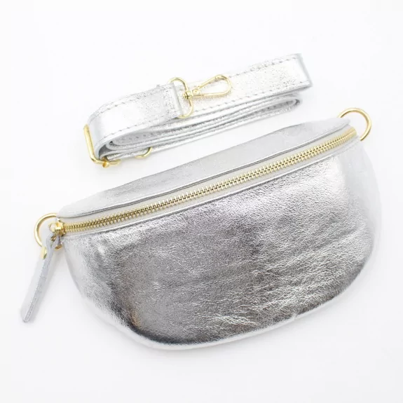 Banane en cuir irisé made...