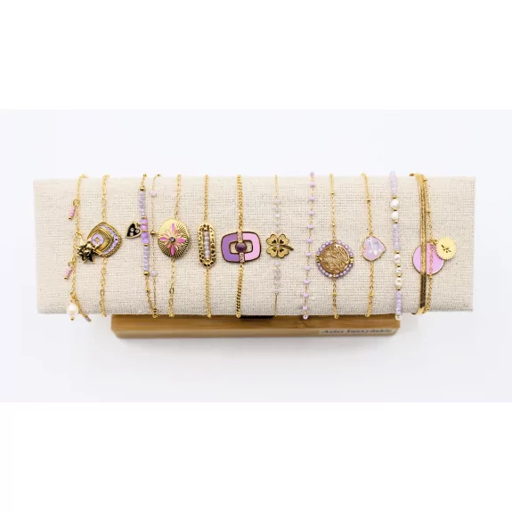 copy of Pack de 12 bracelets acier - argenté noir