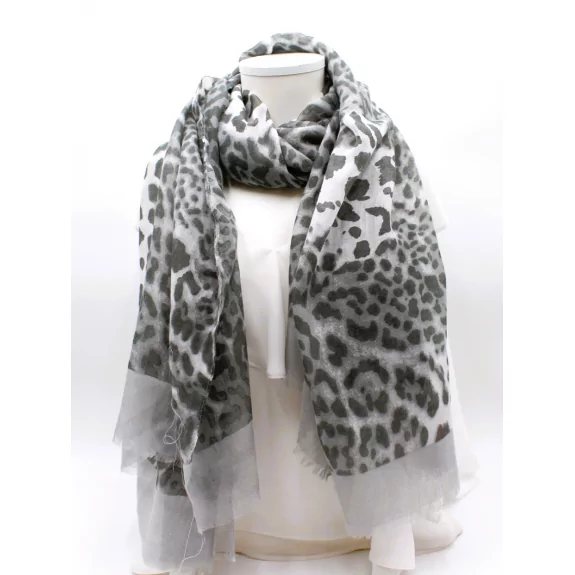Echarpe tendance motif léopard