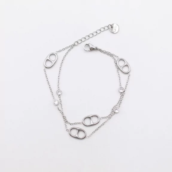 Bracelet acier motif...