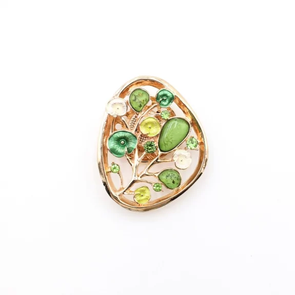 Broche aimantée motif fleur