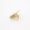 Bague acier cabochon ovale