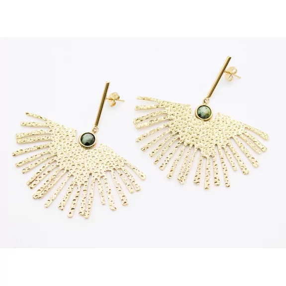 Boucle d'oreille acier -...