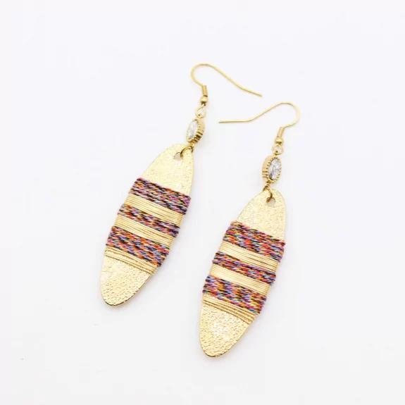 Boucle d'oreille acier -...