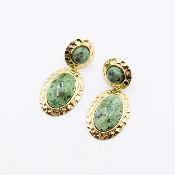 Boucle d'oreille acier -...