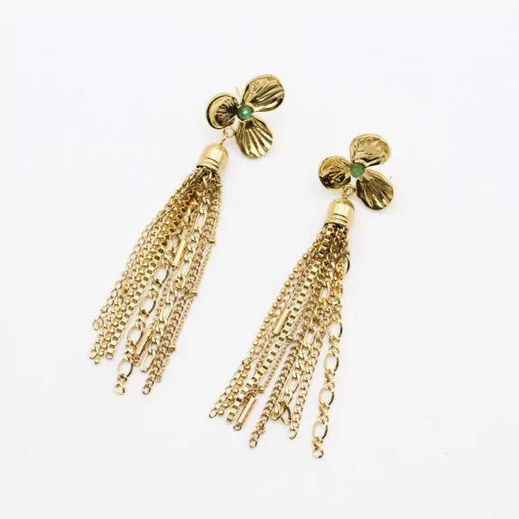 Boucle d'oreille acier -...