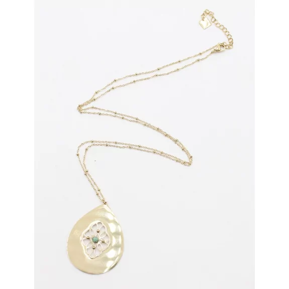 Sautoir acier avec pendentif mauresque