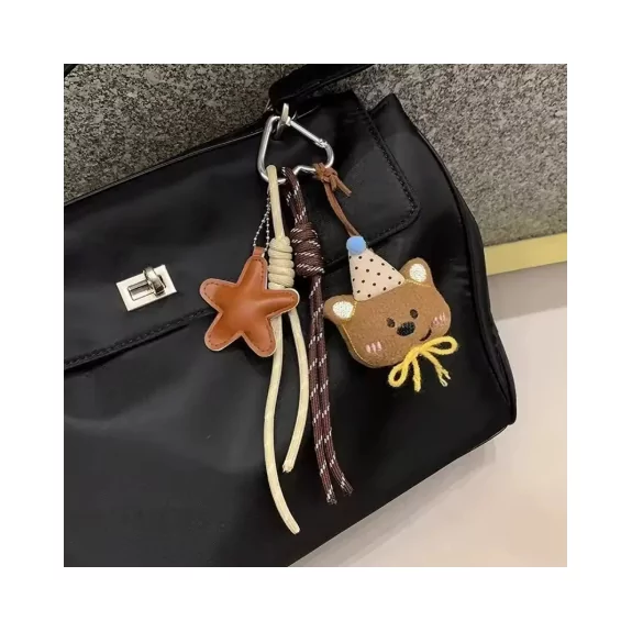 Décoratif Perles Alliage Chaîne Téléphone Portable HULKAY - Pendentif Étoile Cristal - Anti-Perte - Pour Femmes Et Filles - Design Mignon Bijou Portable