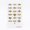 copy of Pack 18 bagues acier inoxydable - blanc