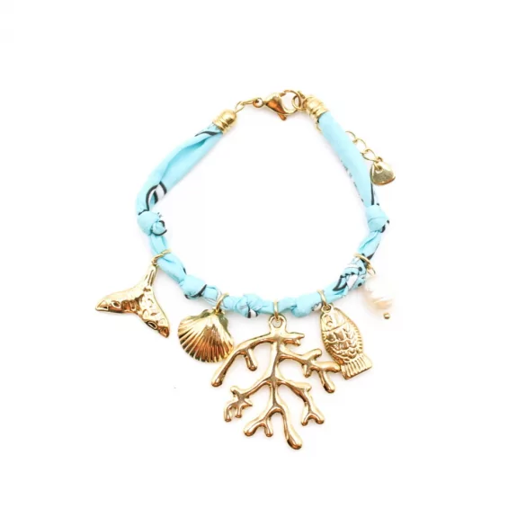 Bracelet tissu avec...