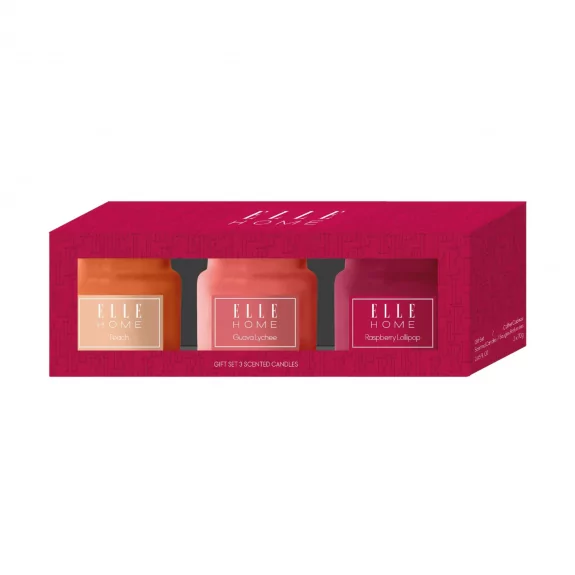 Pack 3 bougies parfumées...