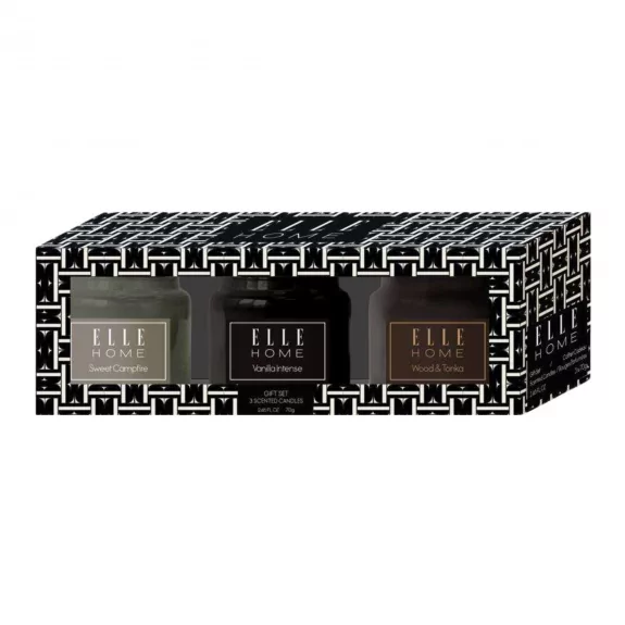 Pack 3 bougies parfumées...