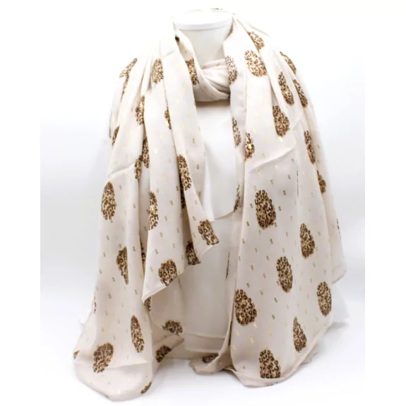 Echarpe tête de mort lurex...