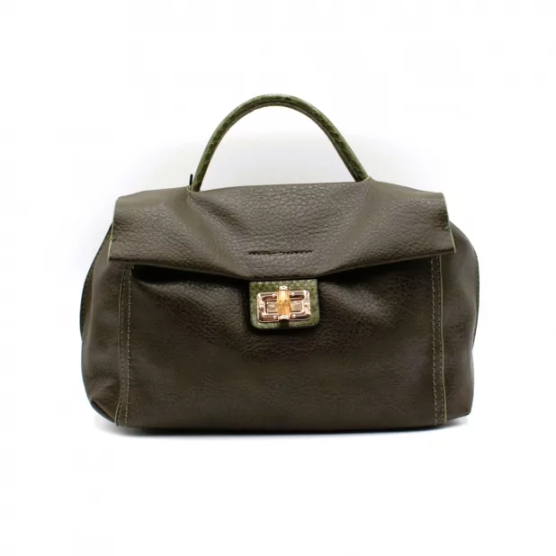 Petit sac à main tendance fermoir pivot