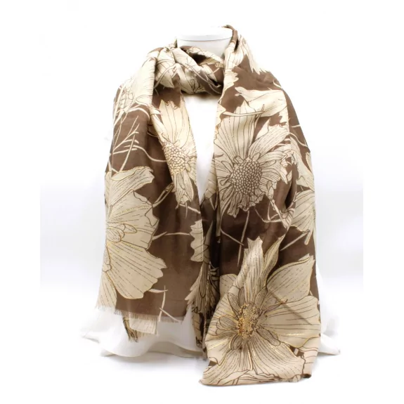 Echarpe motif floral