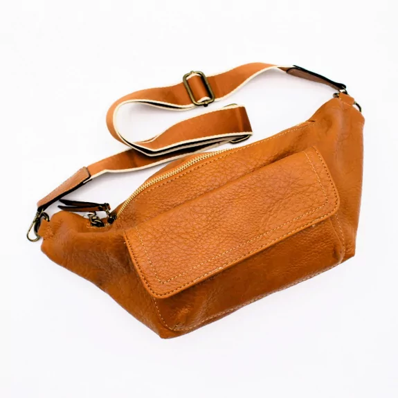 Sac banane uni avec poche