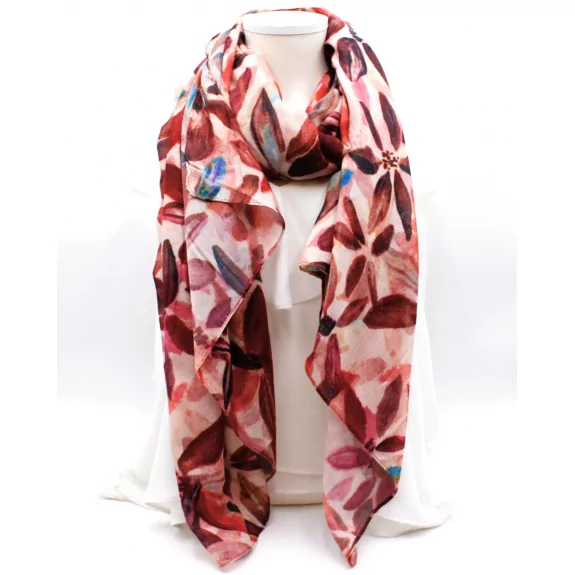 Echarpe motif floral