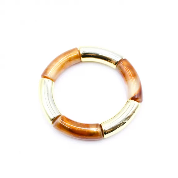 Bracelet jonc motif marbre