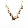 Collier acier avec breloques