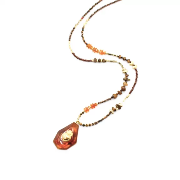 Sautoir top mode avec...