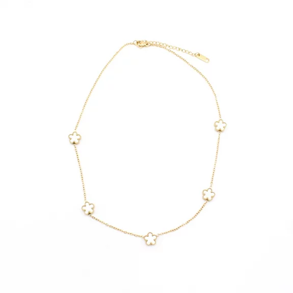 Collier tendance acier avec...