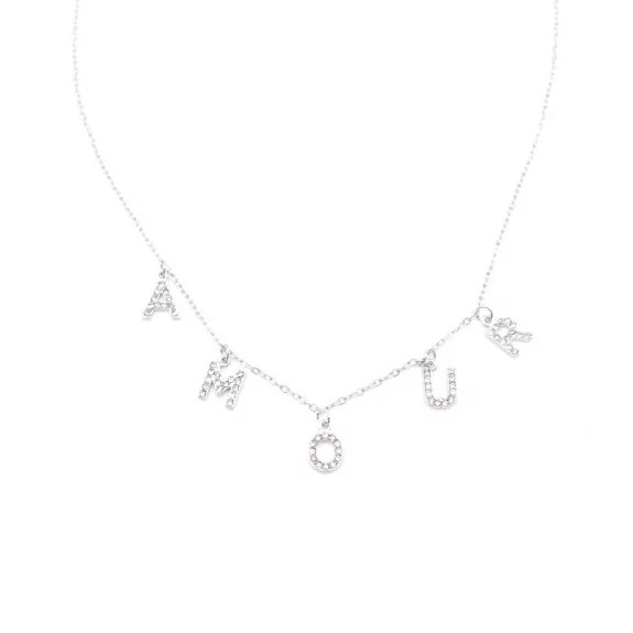 Collier pendentifs amour
