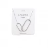 Collier acier - ovale torsadé
