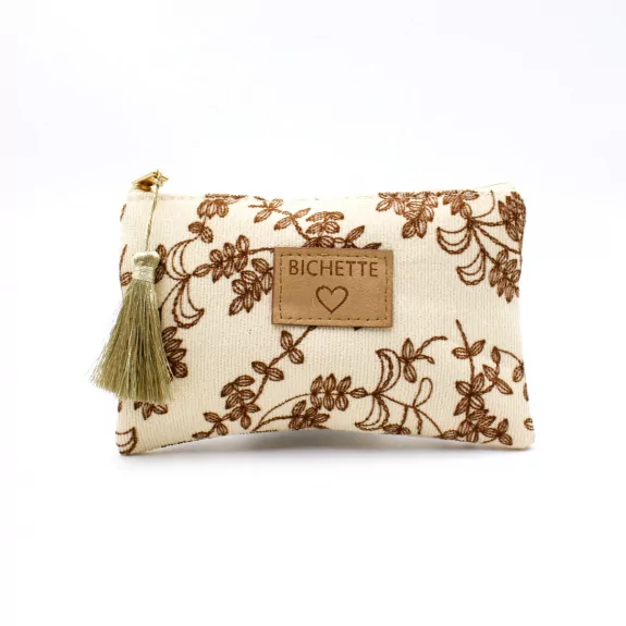 Petite pochette fleurs -...