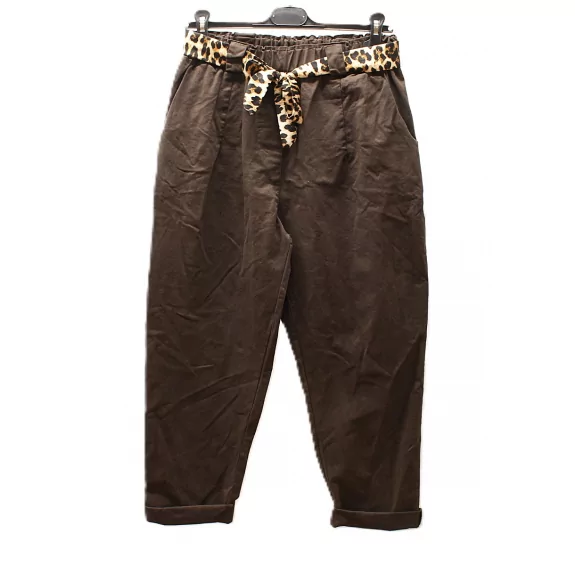 Pantalon coton ceinture...