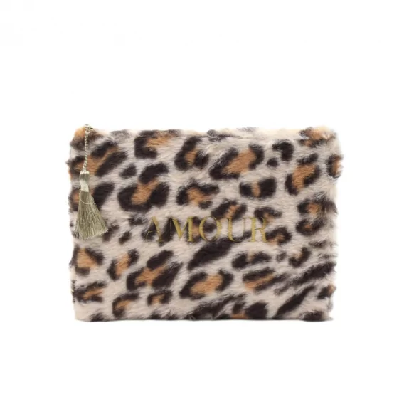 Pochette fourrure message...