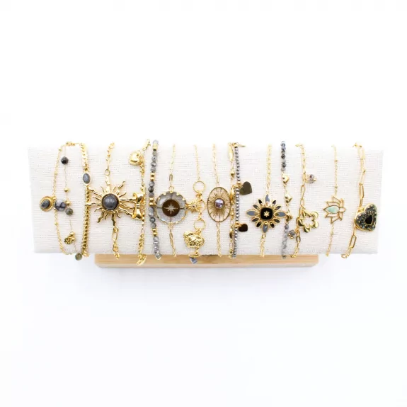 Pack de 12 bracelets acier...