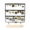 Pack de 18 boucles d'oreilles acier - GRIS