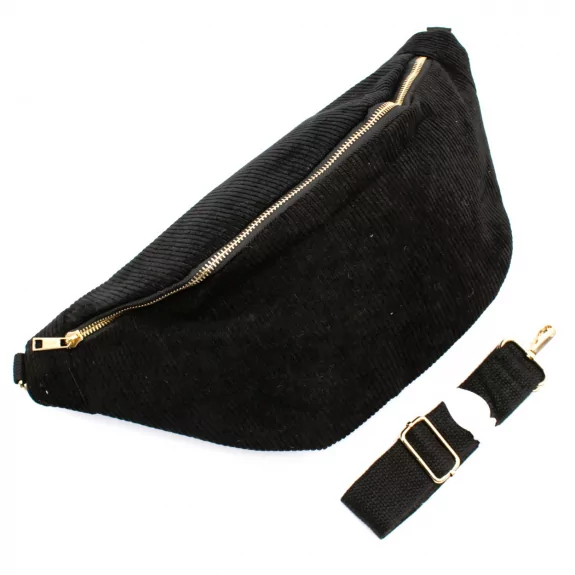 Grand Sac banane côtelé