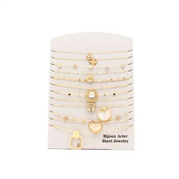 Pack 12 Colliers Acier...