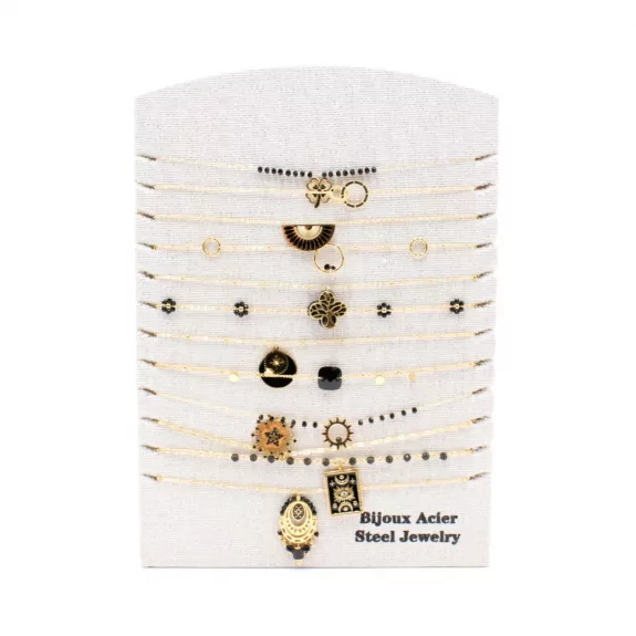 Pack 12 Colliers Acier...