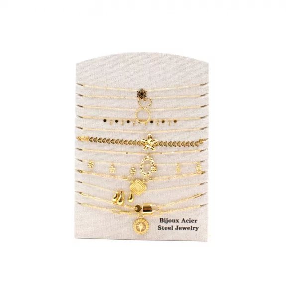 Pack 12 Colliers Acier...