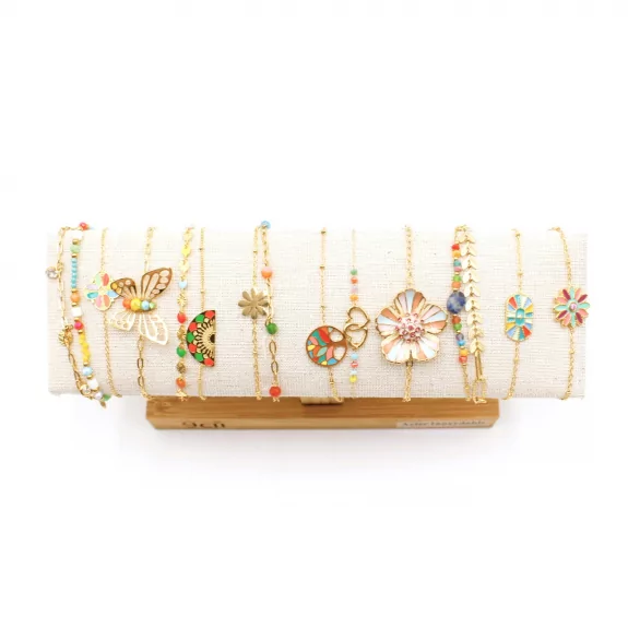 Pack de 12 bracelets acier...