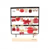 Pack de 18 boucles d'oreilles acier - ROUGE