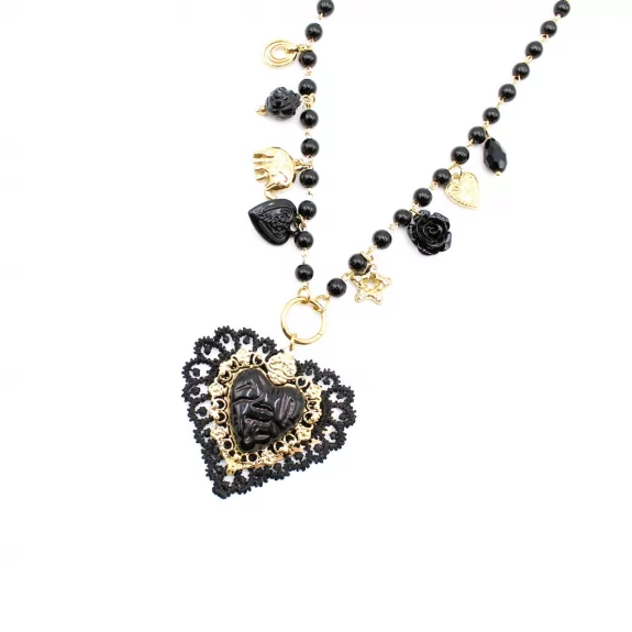 Collier tendance breloques...