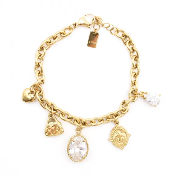 Bracelet avec breloques et...