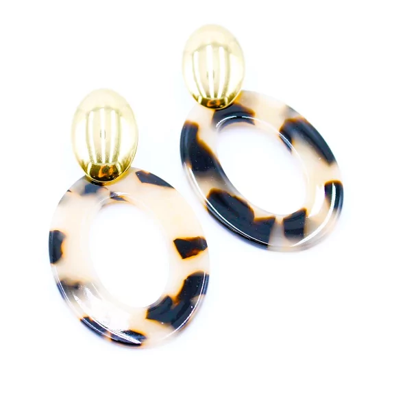 Boucles d'oreilles ovales...