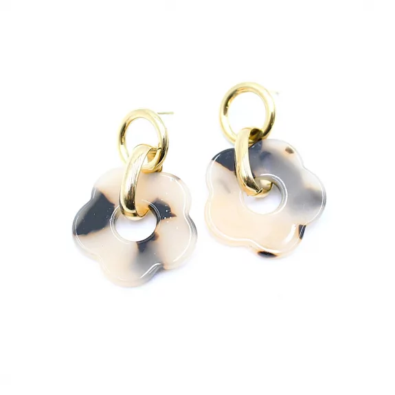 Boucles d'oreilles fleur...