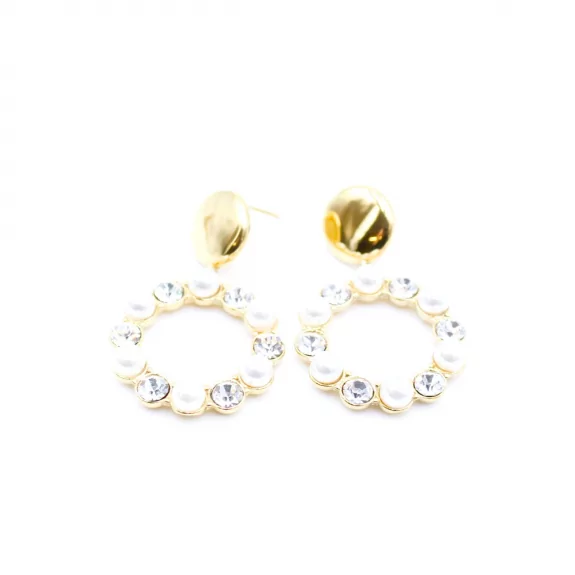 Boucles d'oreilles rondes...