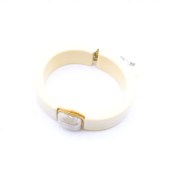 Bracelet jonc résine avec cabochon